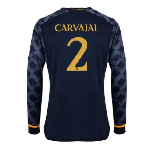 Maillot de foot Real Madrid Daniel Carvajal #2 Extérieur 2023-24 Manche Longue